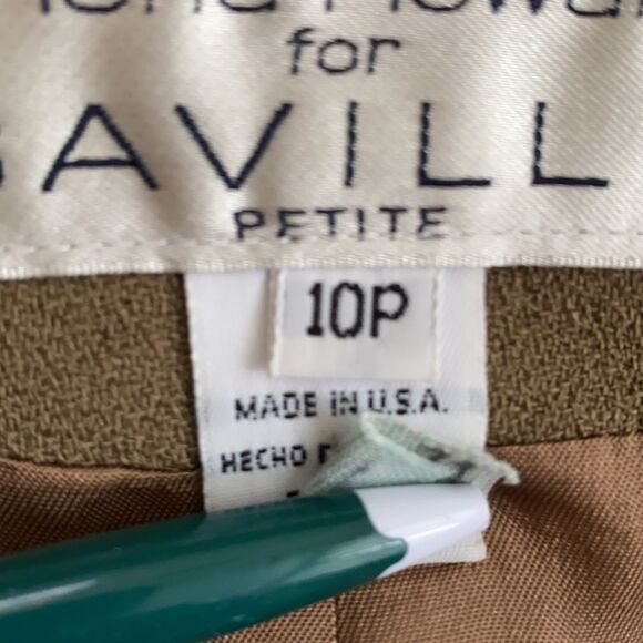 Rena Rowan for Saville EUC Vintage Wool Coat Equestrian Twee Academia Size 10P - Picture 5 of 9